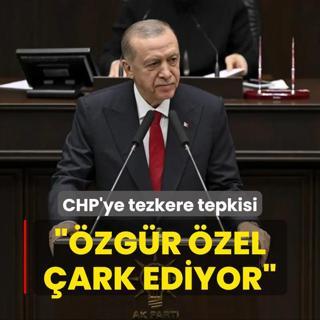 Bakan Erdoan'dan CHP'ye tezkere tepkisi: zgr zel ark ediyor