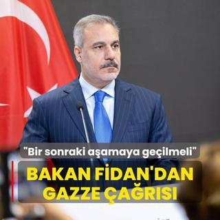 Bakan Fidan'dan Helsinki'de Gazze ars: Bir sonraki aamaya geilmeli