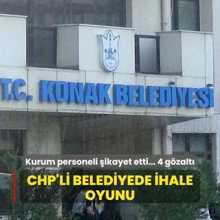 CHP'li belediyede ihale oyunu! Kurum personeli ikayet etti... 4 gzalt