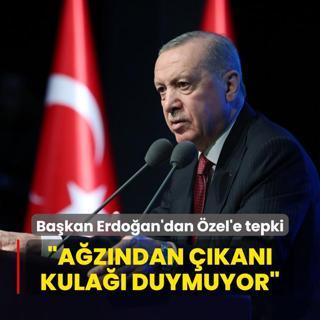 Bakan Erdoan'dan zel'e tepki: Azndan kan kula duymuyor