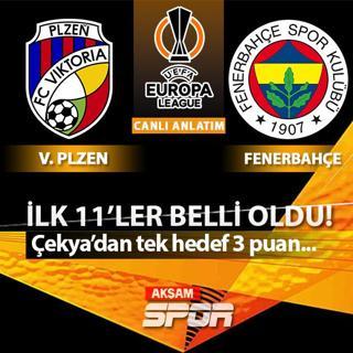 CANLI: Viktoria Plzen - Fenerbahe