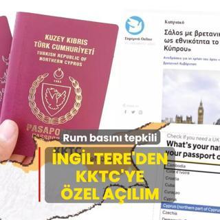 ngiltere'den KKTC'ye zel vize alm'