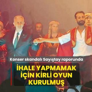 Konser skandal Saytay raporunda! hale yapmamak iin kirli oyun kurulmu