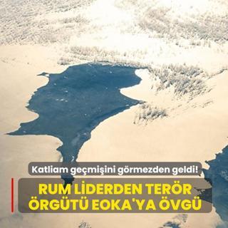 Katliam gemiini grmezden geldi! Rum liderden terr rgt EOKA'ya vg