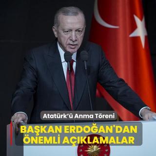 Atatrk' Anma Treni... Bakan Erdoan'dan nemli aklamalar