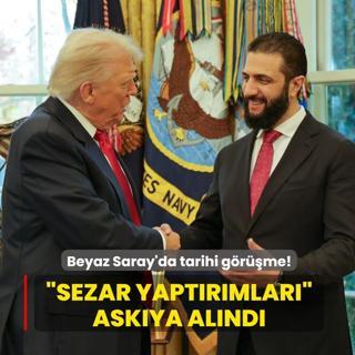 Beyaz Saray'da tarihi grme! Sezar yaptrmlar askya alnd