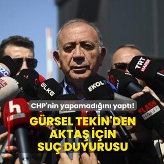 CHP'nin yapamadn yapt! Grsel Tekin'den Akta iin su duyurusu
