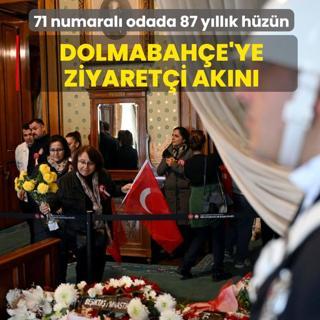 Dolmabahe'ye ziyareti akn! 71 numaral odada 87 yllk hzn