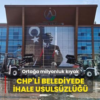CHP'li belediyede ihale usulszl: Ortaa milyonluk kyak