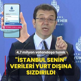 stanbul Senin verileri yurt dna szdrld... 4,7 milyon vatandaa tuzak
