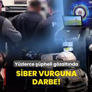 Siber vurguna darbe! Yzlerce pheli gzaltnda