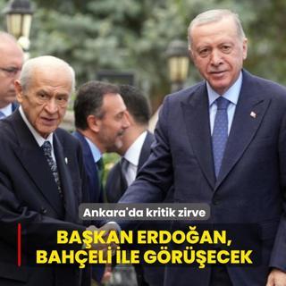 Bakan Erdoan bugn MHP Genel Bakan Baheli ile grecek