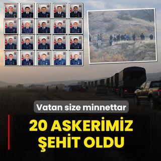 C-130 uamz Grcistan'da dt! MSB: 20 askerimiz ehit oldu