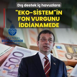D destek i havuzlara! Eko-Sistemin fon vurgunu iddianamede
