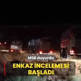 MSB: Enkaz incelemesi saat 6.30'da balad