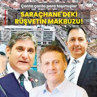 Sarahane'deki rvetin makbuzu