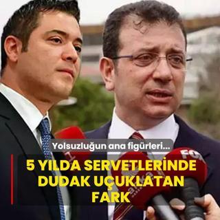 Yolsuzluun ana figrleri belli oldu! 5 ylda servetlerinde dudak uuklatan fark