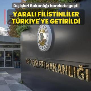 Dileri Bakanl harekete geti: Yaral Filistinliler Trkiye'ye getirildi