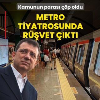 Kamunun paras p oldu! mamolu'nun metro tiyatrosunda rvet kt