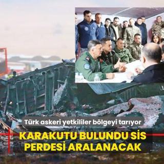 Karakutu bulundu sis perdesi aralanacak