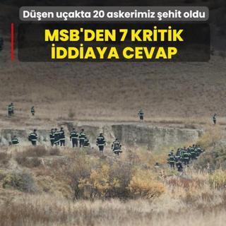 Den uakta 20 askerimiz ehit oldu! MSB'den 7 kritik iddiaya cevap