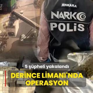 Derince Liman'nda operasyon