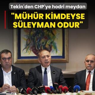 Grsel Tekin'den CHP'ye hodri meydan: Mhr kimdeyse Sleyman odur