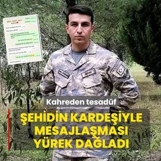 Kahreden tesadf: ehidin kardeiyle mesajlamas yrek dalad
