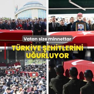 Vatan size minnettar: Trkiye ehitlerini uurluyor