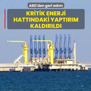 ABD'den geri adm: Kritik enerji hattndaki yaptrm kaldrld