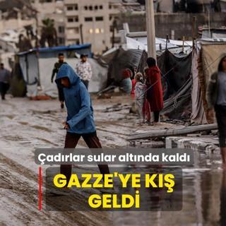 Gazze'ye k geldi: adrlar sular altnda kald