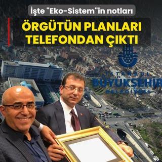 te Eko-Sistemin notlar! rgtn planlar telefondan kt