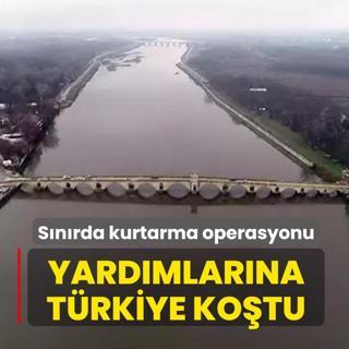 Snrda kurtarma operasyonu! Yardmlarna Trkiye kotu