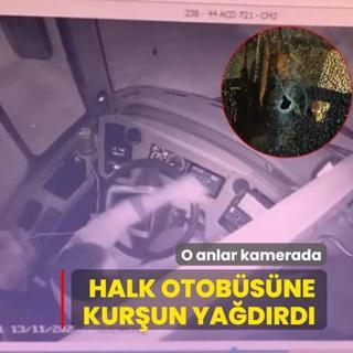 Yolcu dolu halk otobsne kurun yadrd! O anlar kamerada
