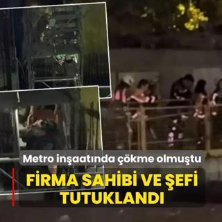 Metro inaatnda kme ile ilgili yeni gelime: Firma sahibi ve efi tutukland
