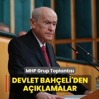MHP Grup Toplants... Devlet Baheli'den aklamalar