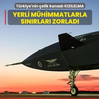 Trkiye'nin elik kanad KIZILELMA... Yerli mhimmatlarla snrlar zorlad