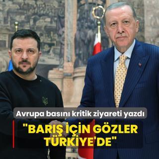 Avrupa basn kritik ziyareti yazd: Bar iin gzler Trkiye'de