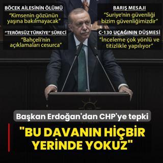 Bakan Erdoan'dan CHP'ye tepki: Bu davann hibir yerinde yokuz