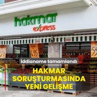 HAKMAR soruturmasnda yeni gelime: ddianame tamamland