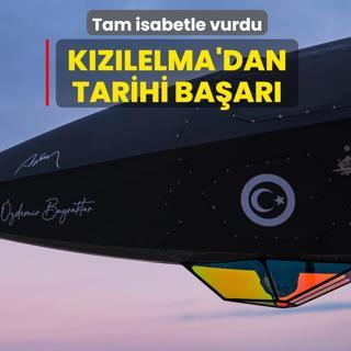 Bayraktar KIZILELMA'dan tarihi baar... Tam isabetle vurdu