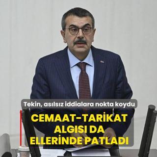 Cemaat-tarikat algs da ellerinde patlad! Bakan Tekin aslsz iddialara nokta koydu