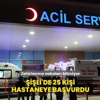 Zehirlenme vakalar bitmiyor: ili'de 25 kii hastaneye bavurdu