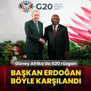 Gney Afrika'da G20 rzgar! Bakan Erdoan byle karland