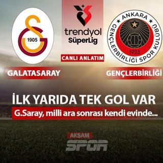CANLI: Galatasaray - Genlerbirlii
