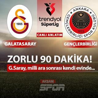 CANLI: Galatasaray - Genlerbirlii