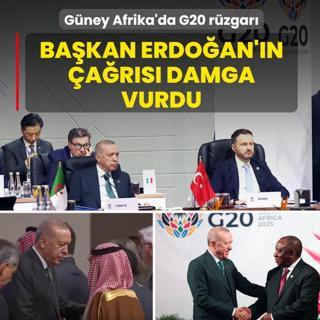 Gney Afrika'da G20 rzgar! Bakan Erdoan'n ars damga vurdu