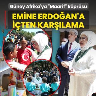 Gney Afrika'ya Maarif kprs! Emine Erdoan'a iten karlama