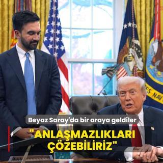 Trump ve Mamdani Beyaz Saray'da bir araya geldi: Anlamazlklar zebiliriz