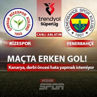 CANLI: Rizespor - Fenerbahe
